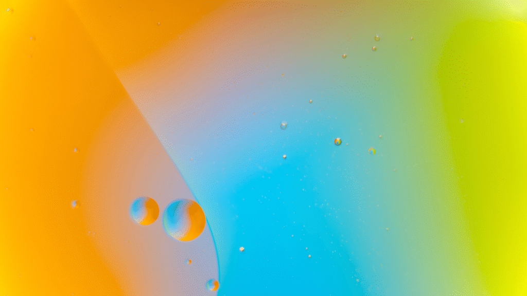 orange, blue and green abstract background