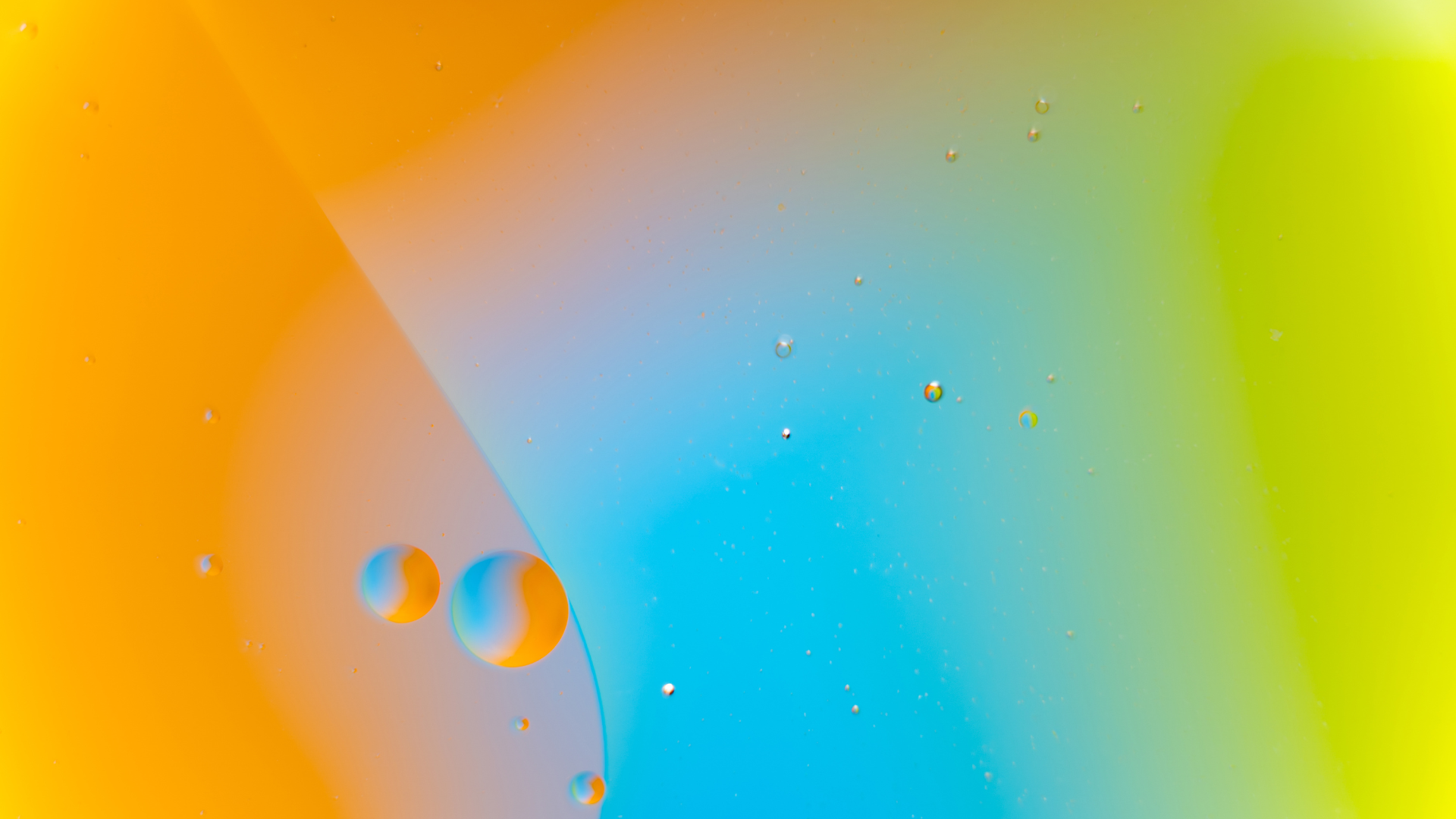 orange, blue and green abstract background